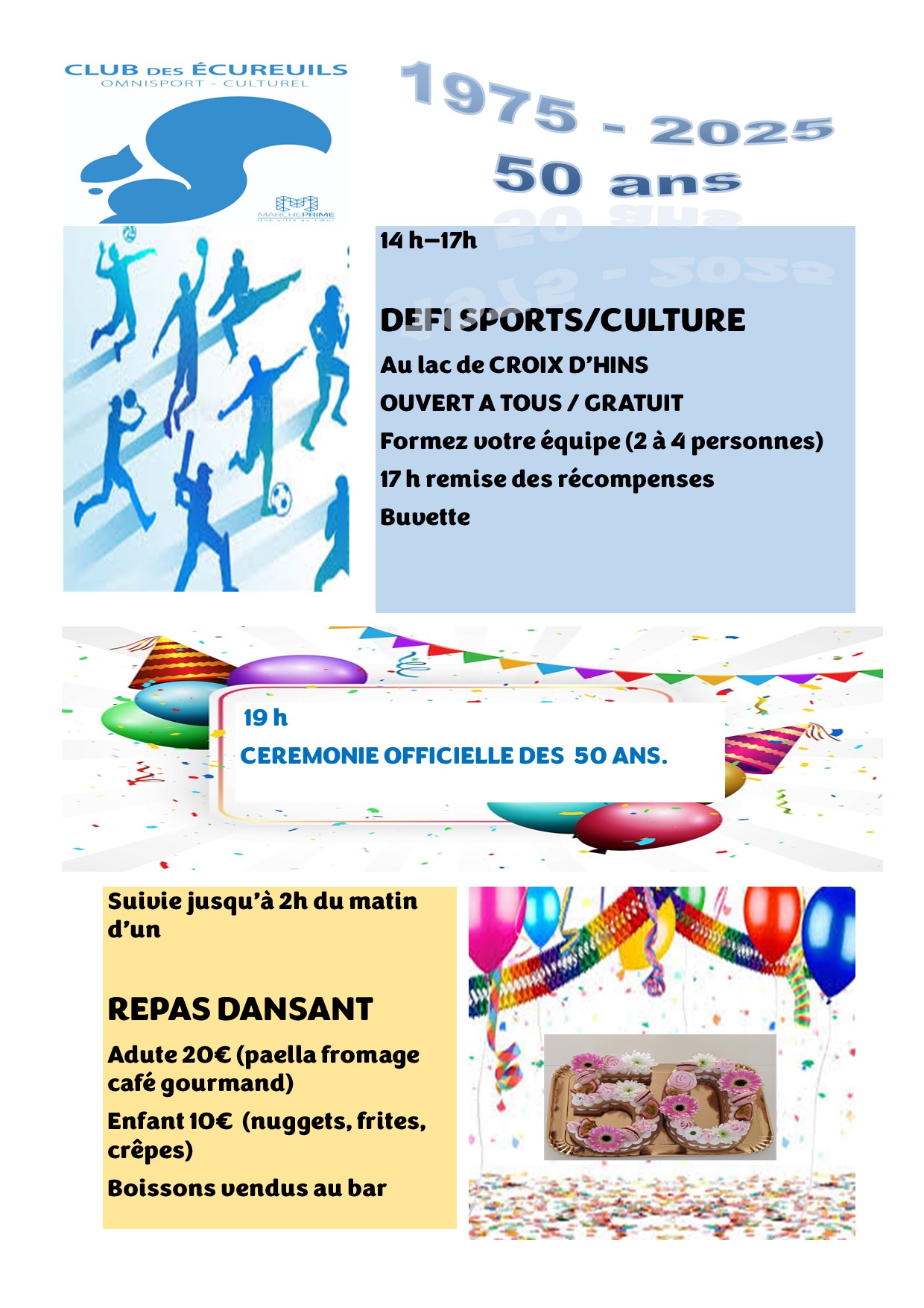 LE CLUB FÊTE SES 50 ANS